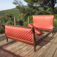 Mahogany empire bed