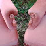 Toad armchairs, a pair