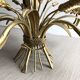 Golden wheat spike chandelier