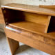 Superb antique/vintage headboard (Art Deco style) walnut burl.