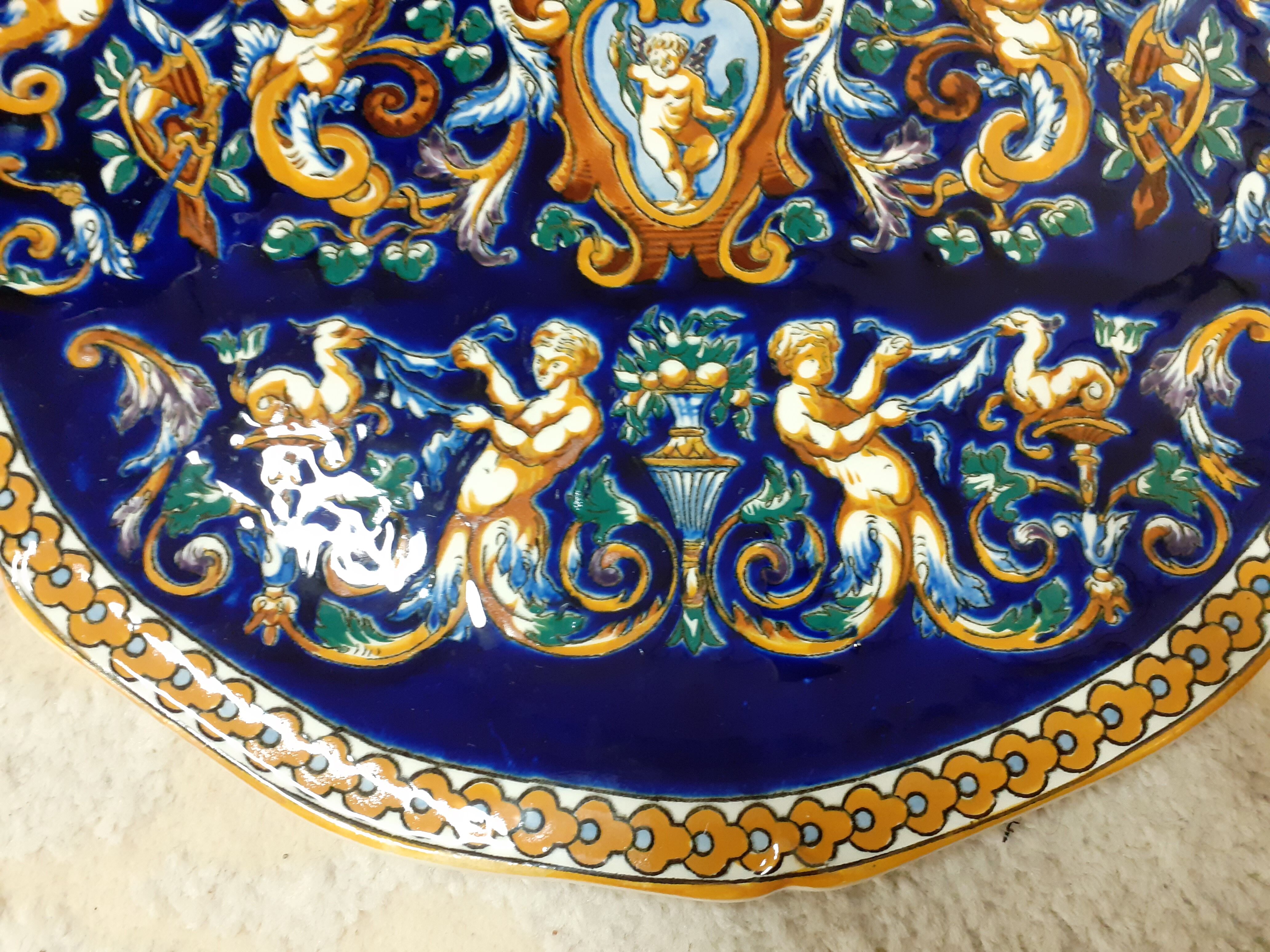 Renaissance gien pie dish