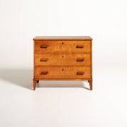 Commode en bouleau flamme Art Déco suédoise