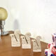 Family of 3 squirrels bookends in travertine fratelli Mannelli
