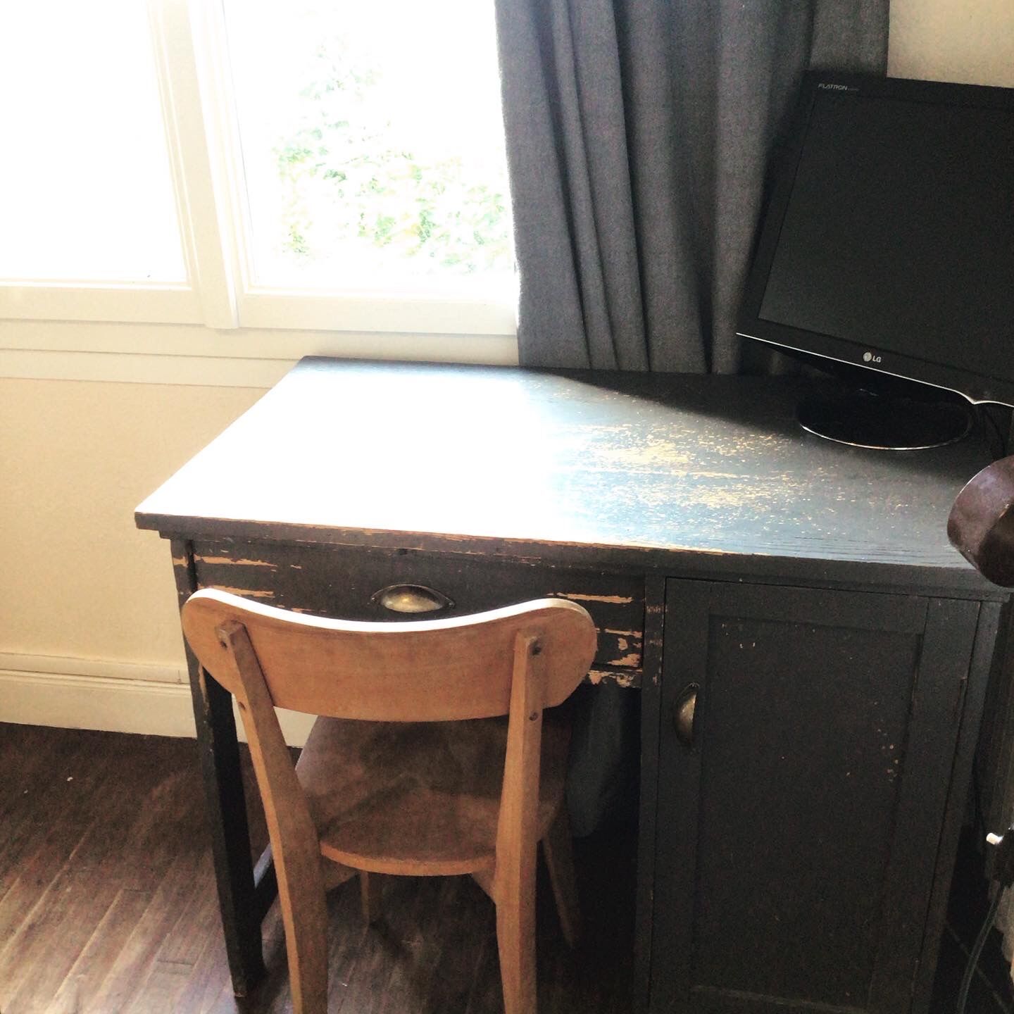Solid pine desk