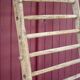 Ancienne barrière pour animaux bois vintage, espalier murale, porte-plantes