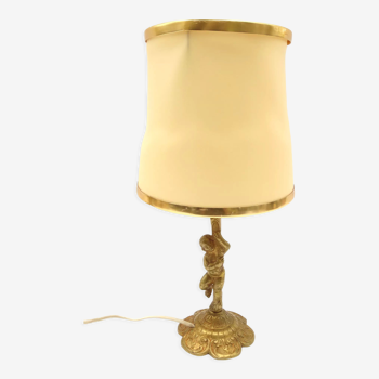 Cherubin table lamp in brass.
