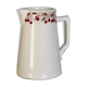 Vintage ivory earthenware milk jug with cherry pattern – Le Comptoir Pain d’Épices