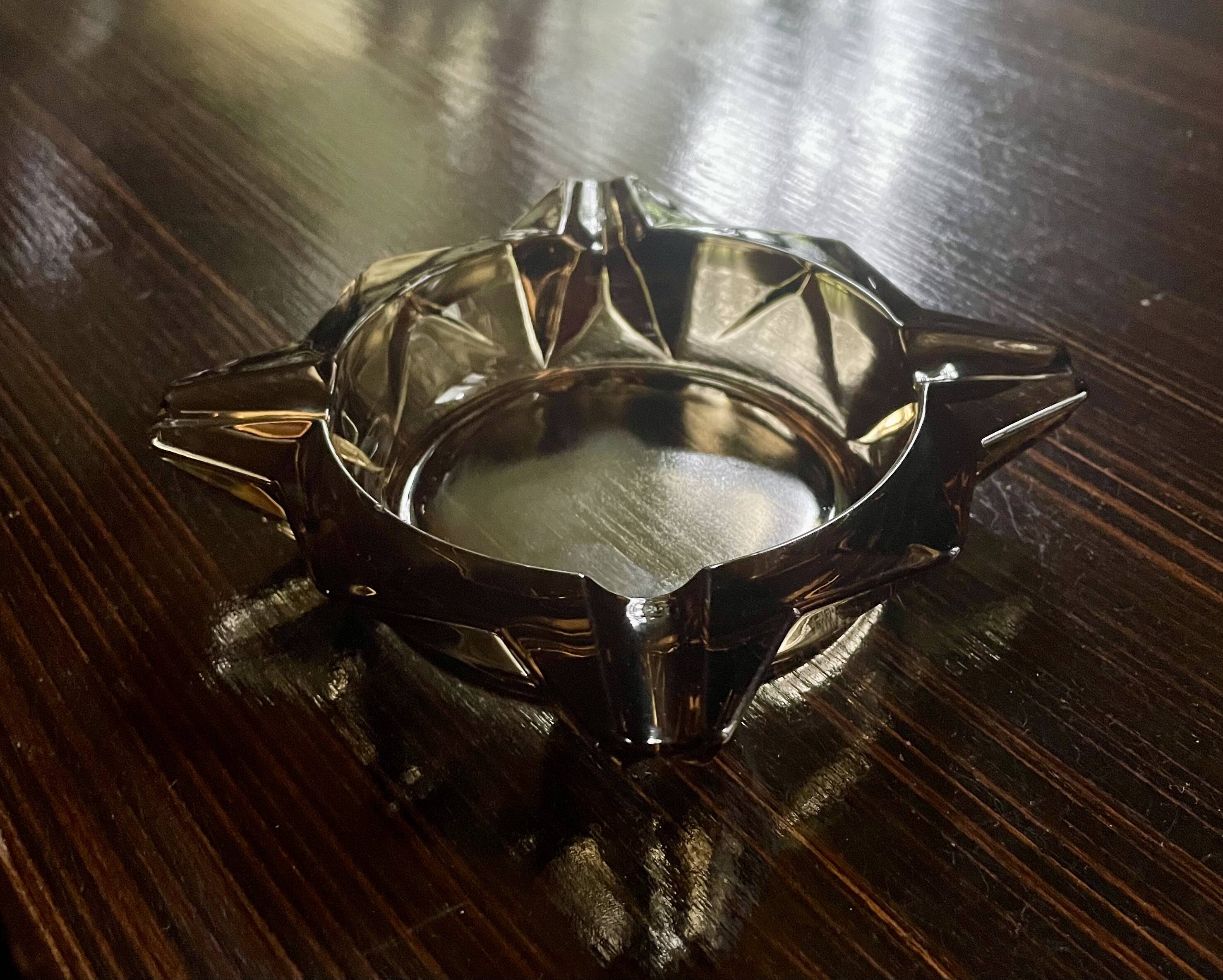 Luminarc ashtray, design by "JG DURAND" vintage, 70s