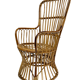 Set of two mid century rattan armchairs by bonacina 1950 design