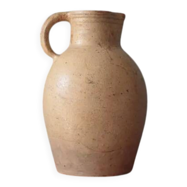 Grand pichet grès vintage, carafe vintage, cruche, cuisine, collection, poterie, stoneware pitcher, jug