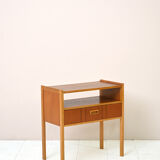 Vintage 50s bedside table with drawer