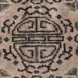 Tapis oriental vintage doux rouge et marron 158x260 cm SK 240826