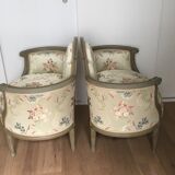 A pair of canopys