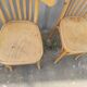 4 bistro chairs  blond wood
