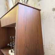 Jardinière années 50 palissandre constructiviste