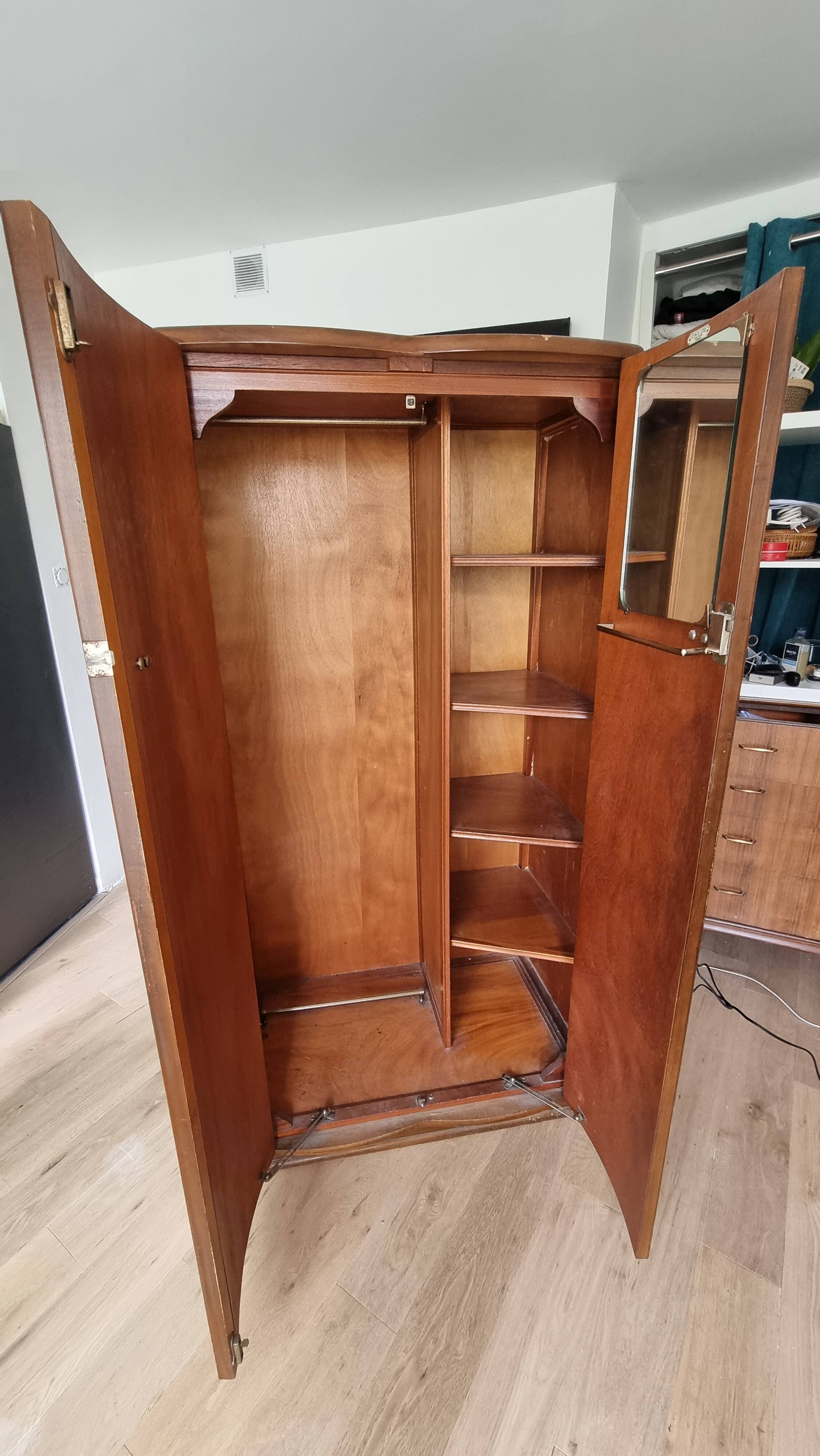 Two-door oak cupboard by Cws Cabinet Factory Enfield