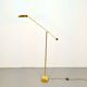 Brass Balance Reading Floor Lamp from Sölken Leuchten, 1980s