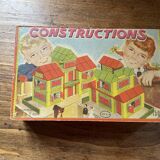 Old wooden game box, vintage