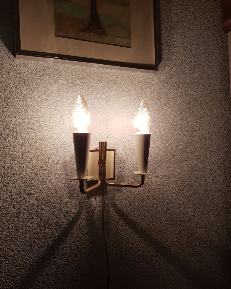 Lot of two vintage 70s wall appliques