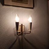 Lot of two vintage 70s wall appliques