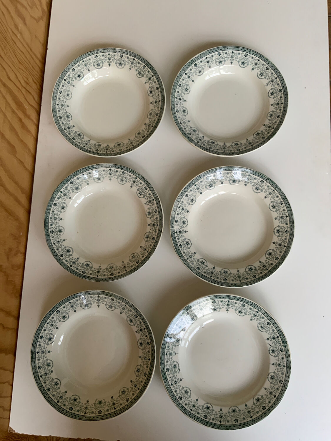 Assiettes à soupe Terre de Fer