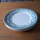 Set of 3 flat plates made of ironstone.