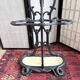 Art Nouveau cast iron coat rack