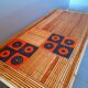 Table basse en rotin Audoux Minet /Capron 1950