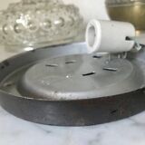 Glass ceiling light circa 1960