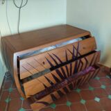 1920 type teak chest of drawers