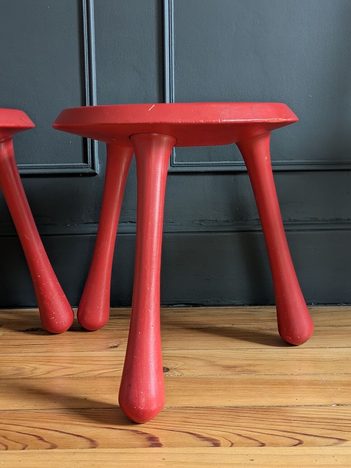 2 Ingvar Kamprad stools for Habitat