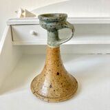 Stoneware candle holder Pierre Digan La Borne, 60s/70s