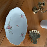 Plat ovale porcelaine de Limoges Lafarge