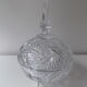 Candy box with crystal lid