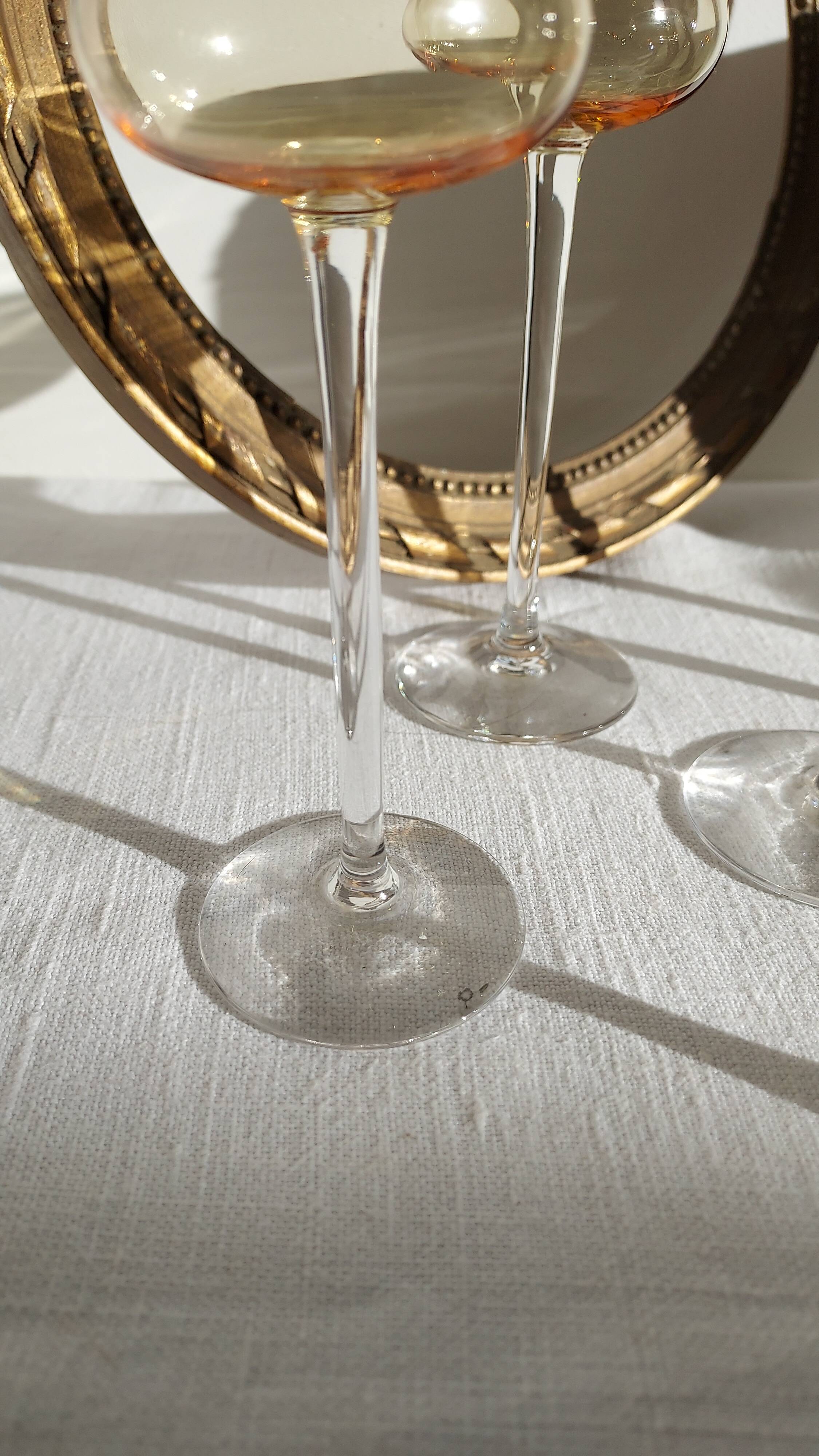 Crystal liqueur glass