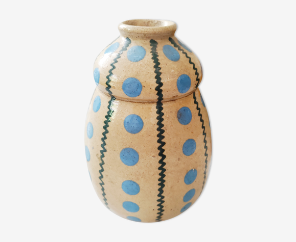 Ceramic vase signed elchinger et cie