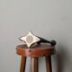 Vintage bronze chandelier Scandinavian country decor