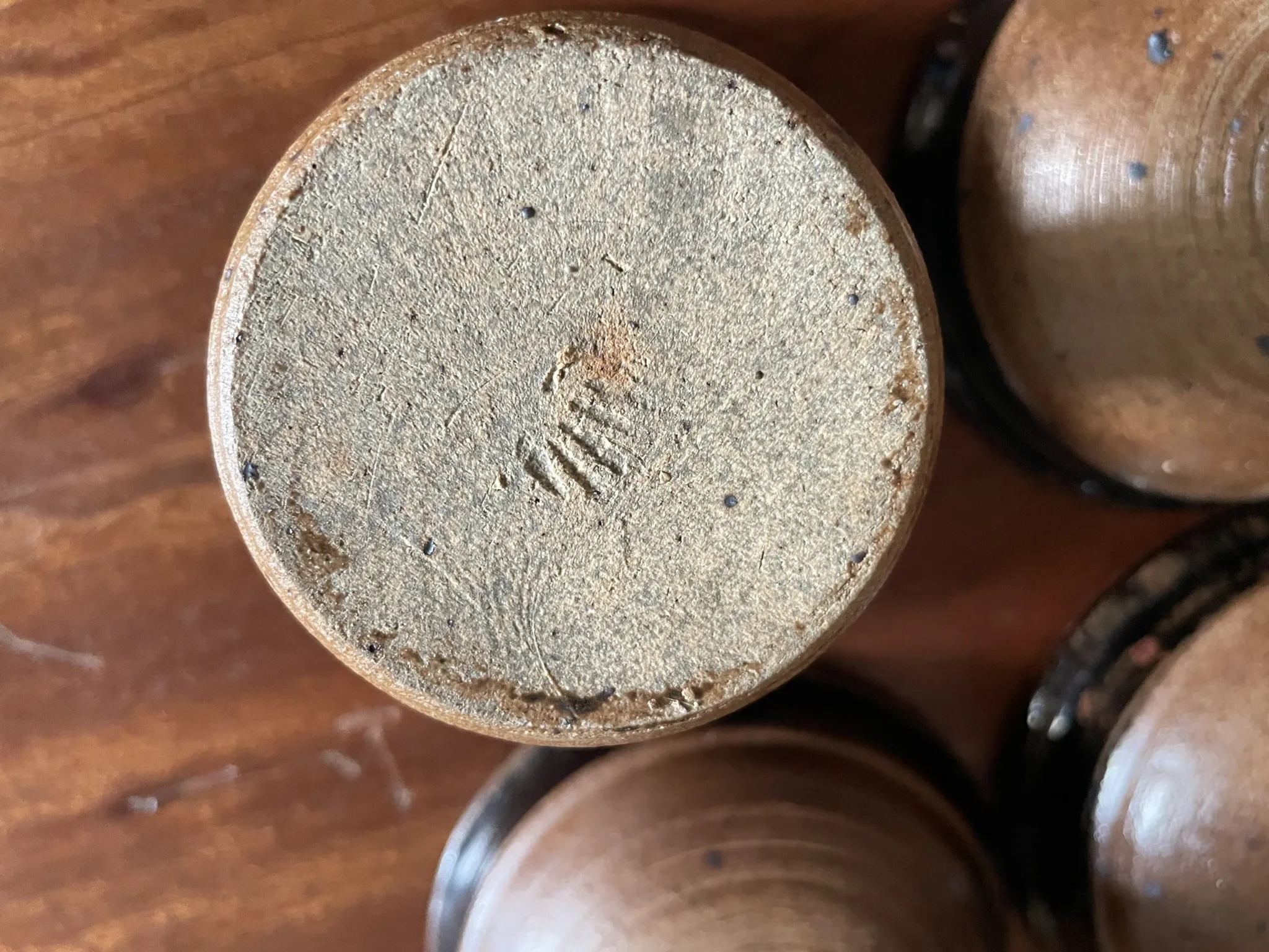 6 cups Pierre Digan in pyrite stoneware