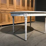 Table ronde patinée