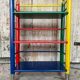 Vintage Coloured Wood Shelf Pencil Design PIERRE SALA Antique Furniture #D