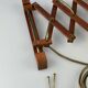 1960s/70s Teak Scissor Lamp Wall Lamp Mid Century Danish Design Denmark