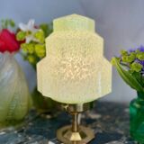 Skyscraper building art deco table lamp