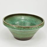 green enameled basin