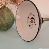 Antique workshop suspension in black metal