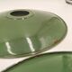 Enamelled sheet metal lampshade
