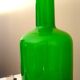 Blown glass bottle vase, Otto Bauer design for Holmegaard, 1970s