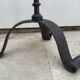 Floor-standing chandelier / antique candle holder, made of wrought iron.