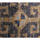1960s Orange Geometric Turkish Hand-Knotted Runner Rug 77x345