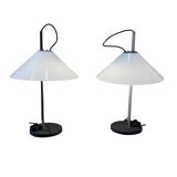 Pair of "Aggregato" model table lamps by Enzo Mari, circa 1970