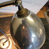 Table lamp chromed metal of the 50s